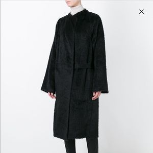 HELMUT LANG Shaggy' long coat